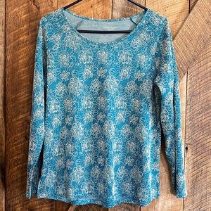 Laura Scott long sleeve top size large